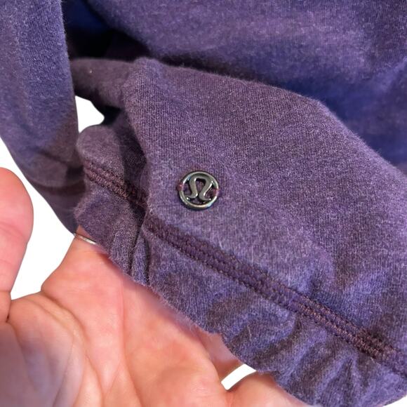 Lululemon Gratitude Wrap Jacket Womens Sz 4 Purple Double Breasted Activewear - Picture 7 of 16
